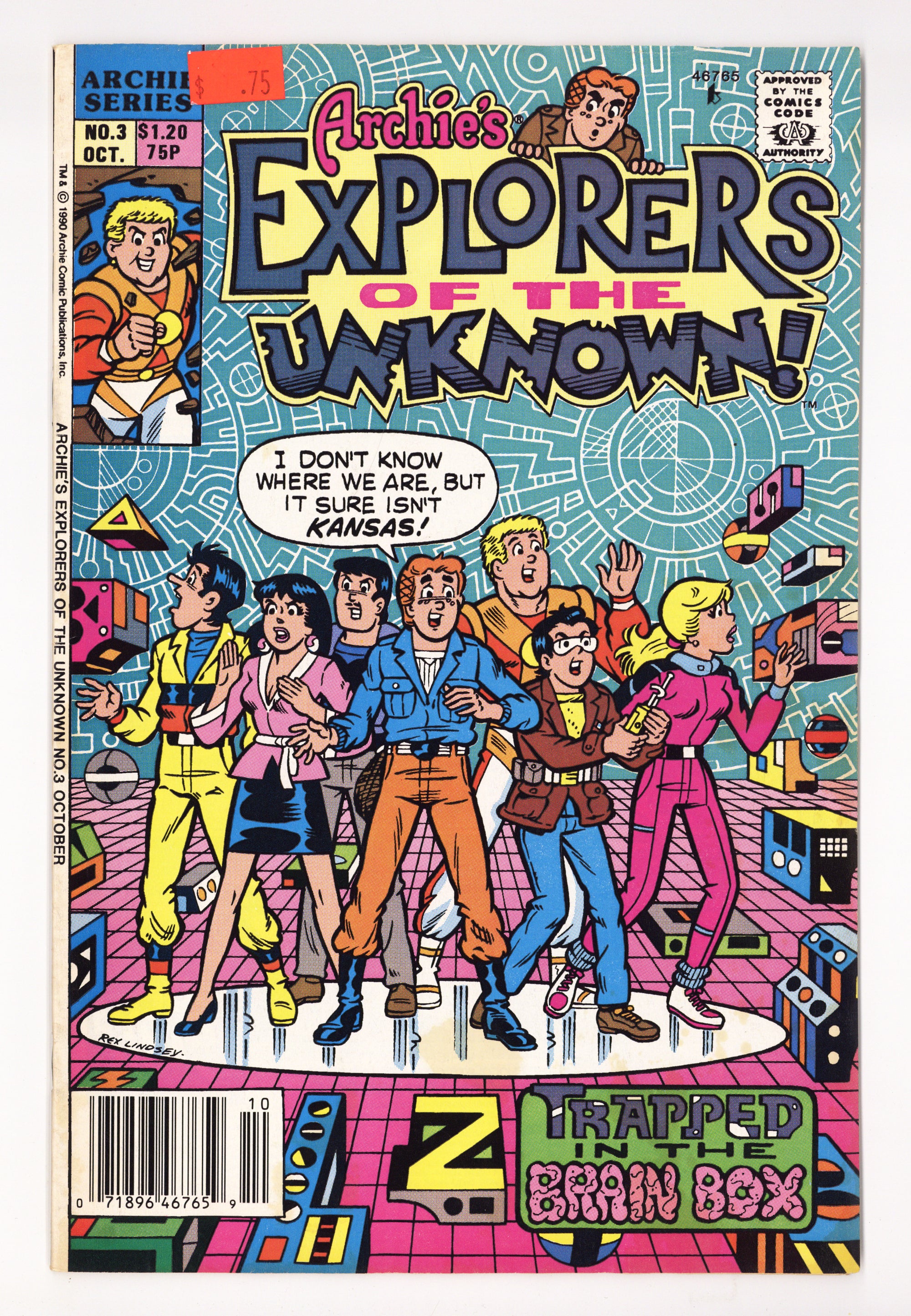 Explorers of the Unknown 3 Low Grade (1990) Canadian Price Variant 