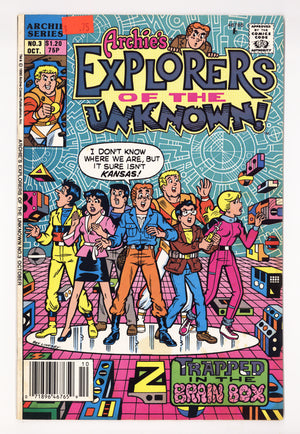 Explorers of the Unknown 3 Low Grade (1990) Canadian Price Variant