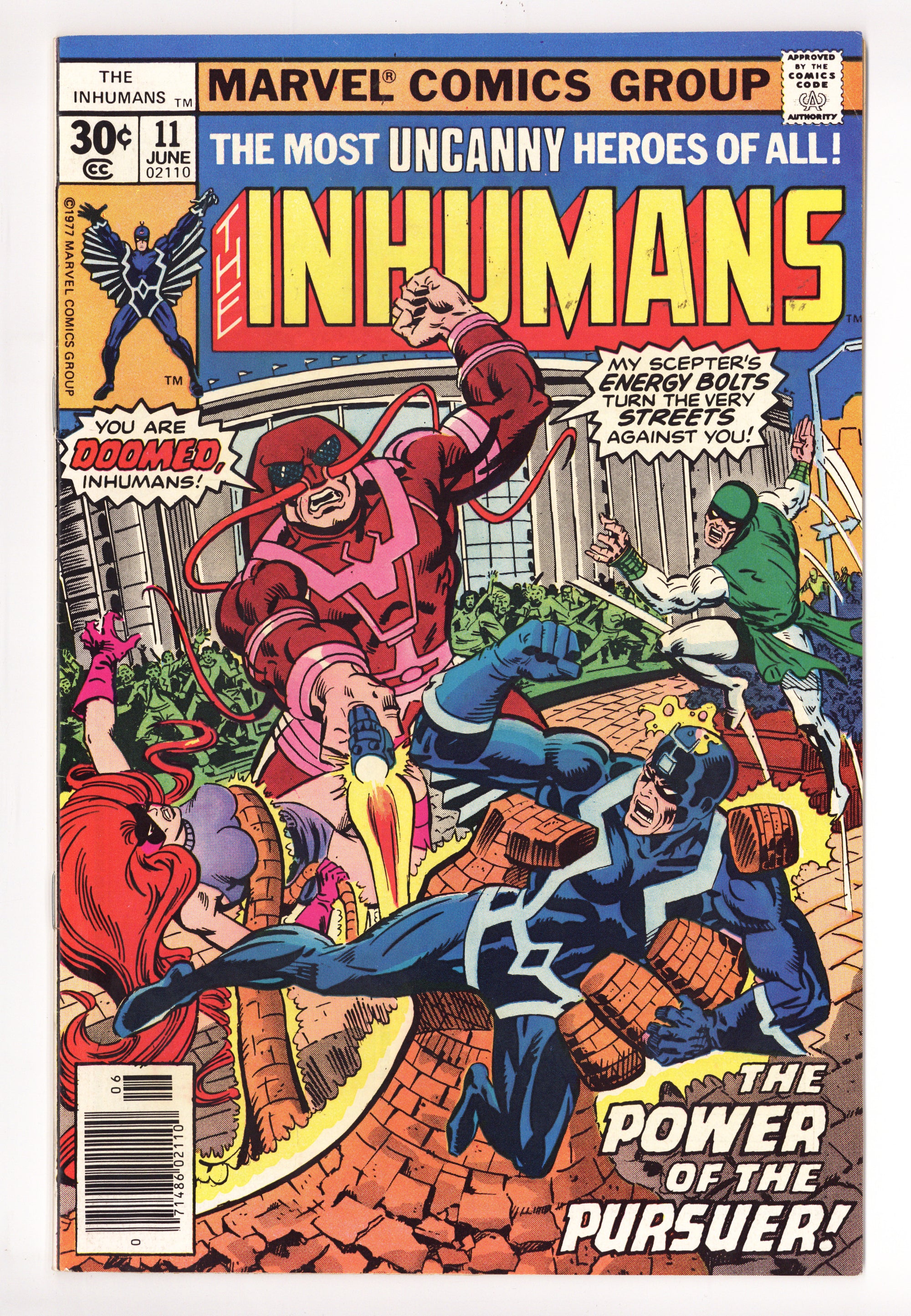 The Inhumans Vol 1 11 Mid Grade (1977) 