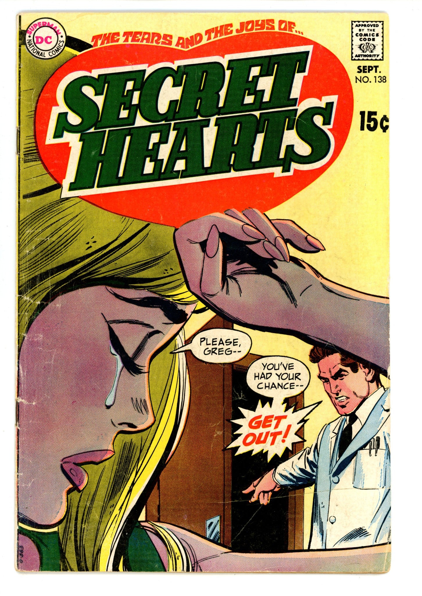 Secret Hearts 138 VG (4.0) (1969) 