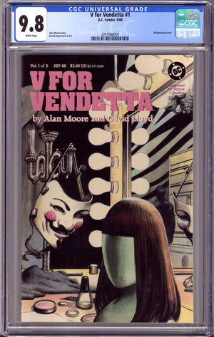 V for Vendetta 1 CGC 9.8 (NM/M) (1988)