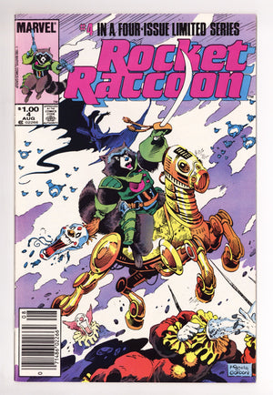 Rocket Raccoon Vol 1 4 NM- (9.2) (1985) Canadian Price Variant