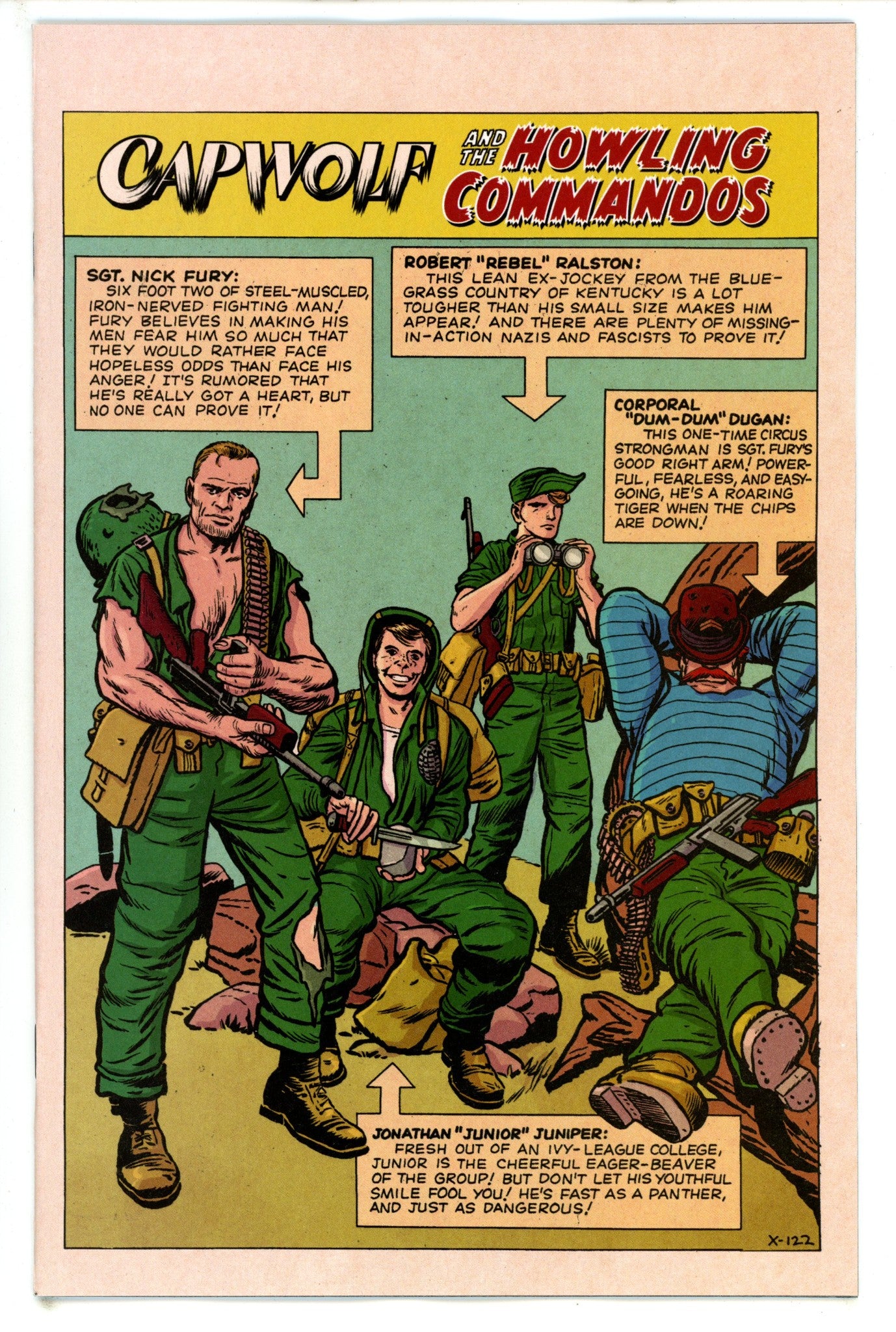 Capwolf Howling Commandos 1 Kirby Wraparound Incentive Variant VF/NM (2023)