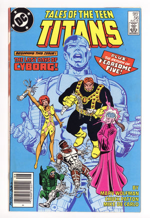 Tales of the Teen Titans 56 Mid Grade (1985) Canadian Price Variant
