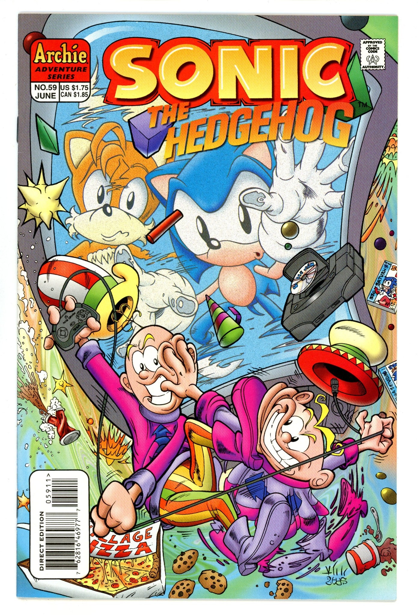 Sonic the Hedgehog Vol 2 59 VF/NM (9.0) (1998) 