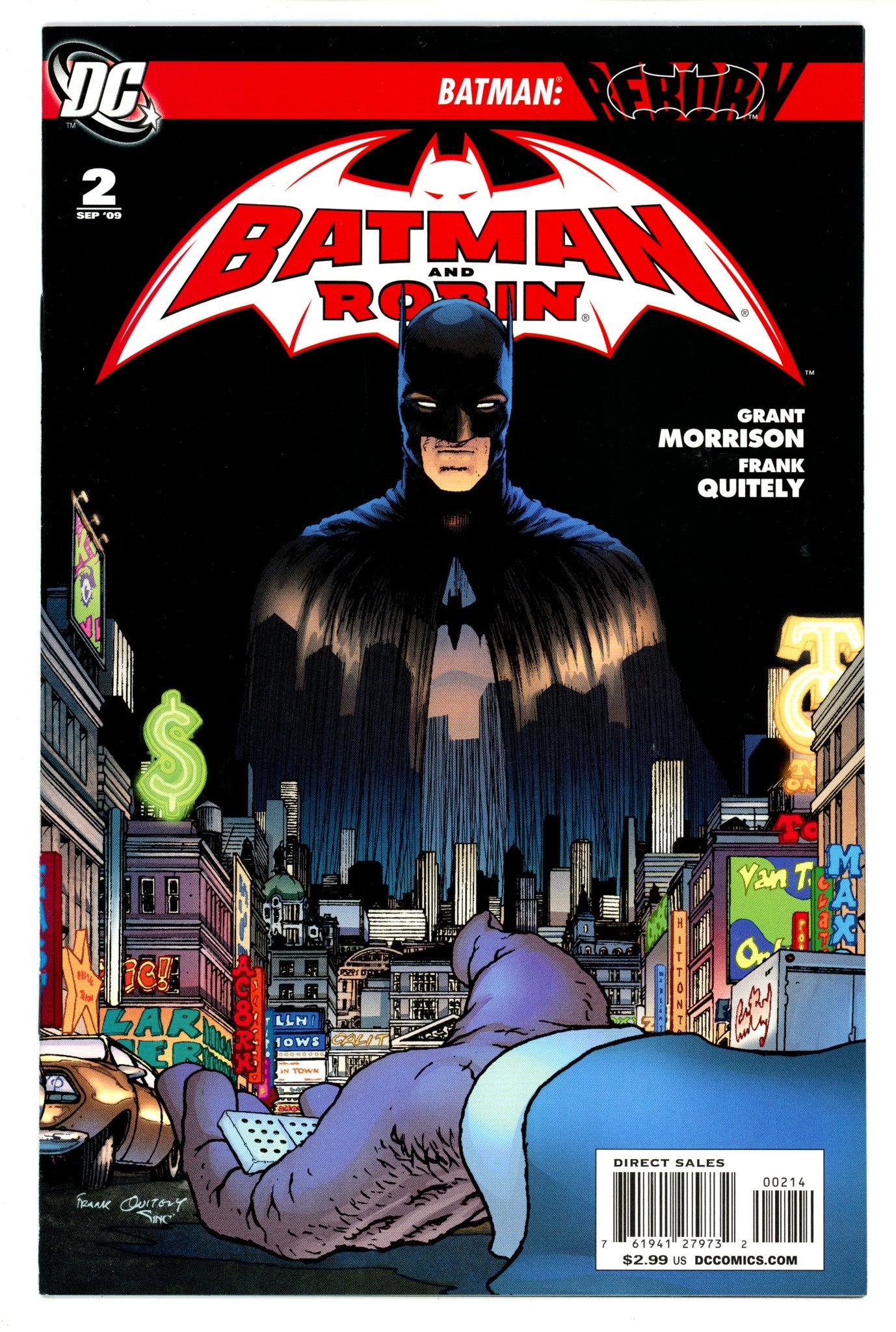 Batman and Robin 2 NM- (9.2) (2009) 4th Print 