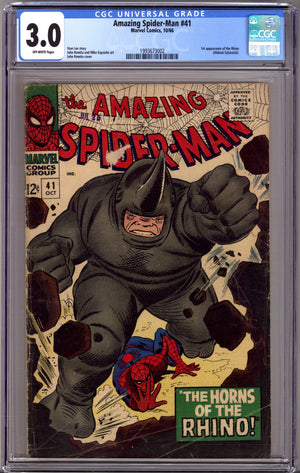The Amazing Spider-Man Vol 1 41 CGC 3.0 (GD/VG) (1966)