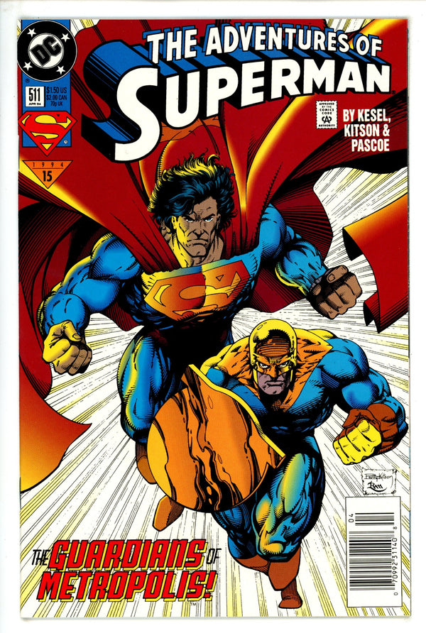 Adventures of Superman Vol 1 511 Newsstand NM (1994)