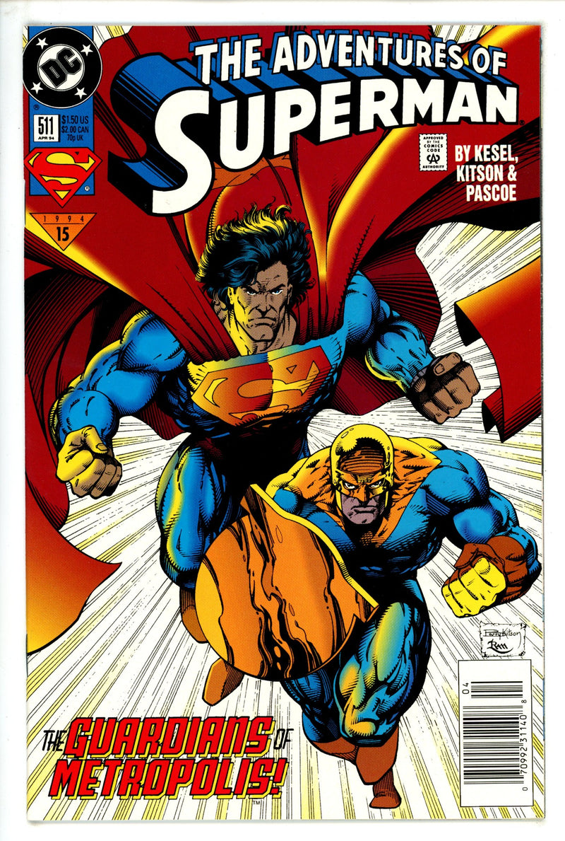 Adventures of Superman Vol 1 511 Newsstand NM (1994)