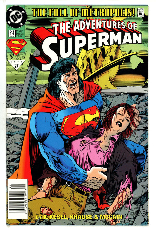 Adventures of Superman Vol 1 514 Newsstand NM (1994)