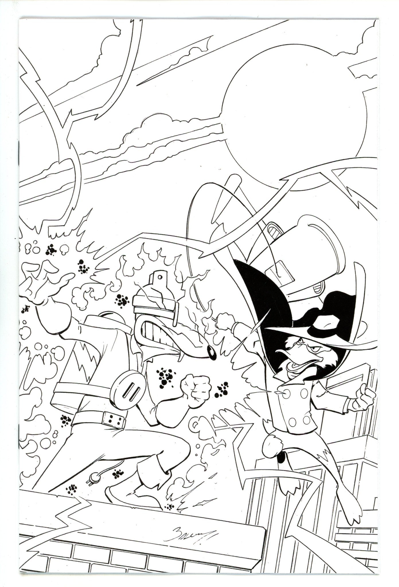 Darkwing Duck 1 Bagley B&W Virgin Incentive Variant (2025)