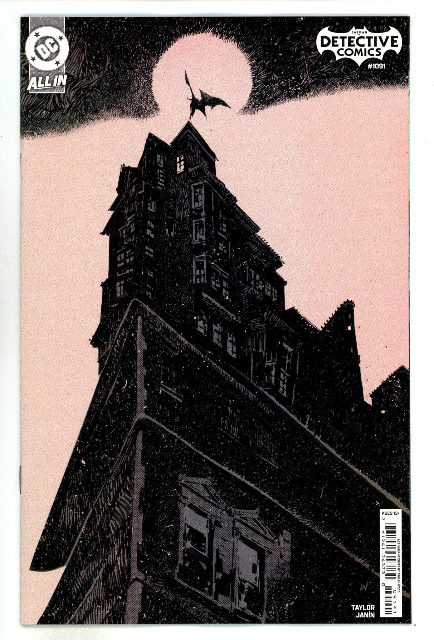 Detective Comics Vol 3 1091 Wood Incentive Variant NM (2024)