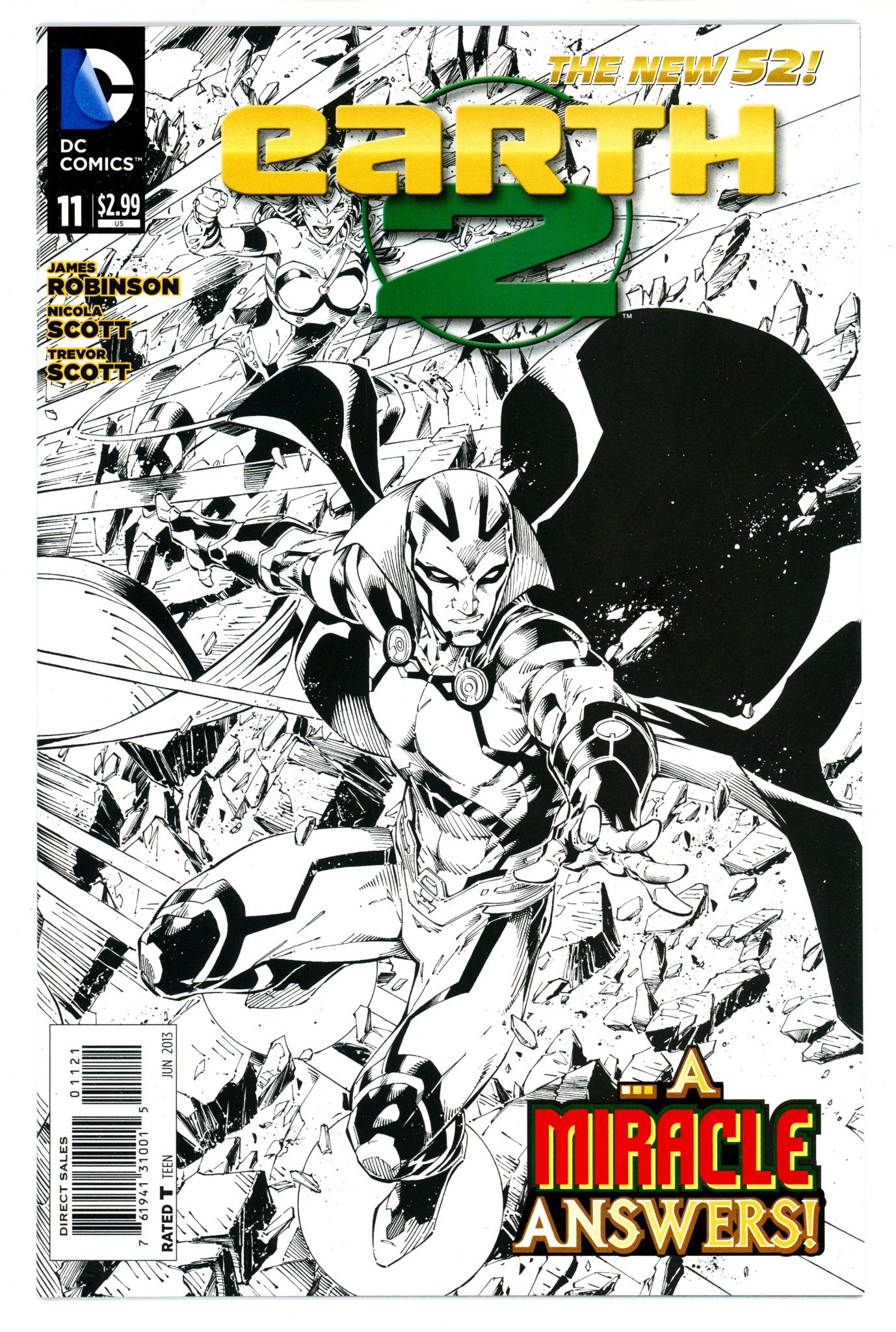 Earth 2 11 High Grade (2013) Booth B&W Incentive Variant 