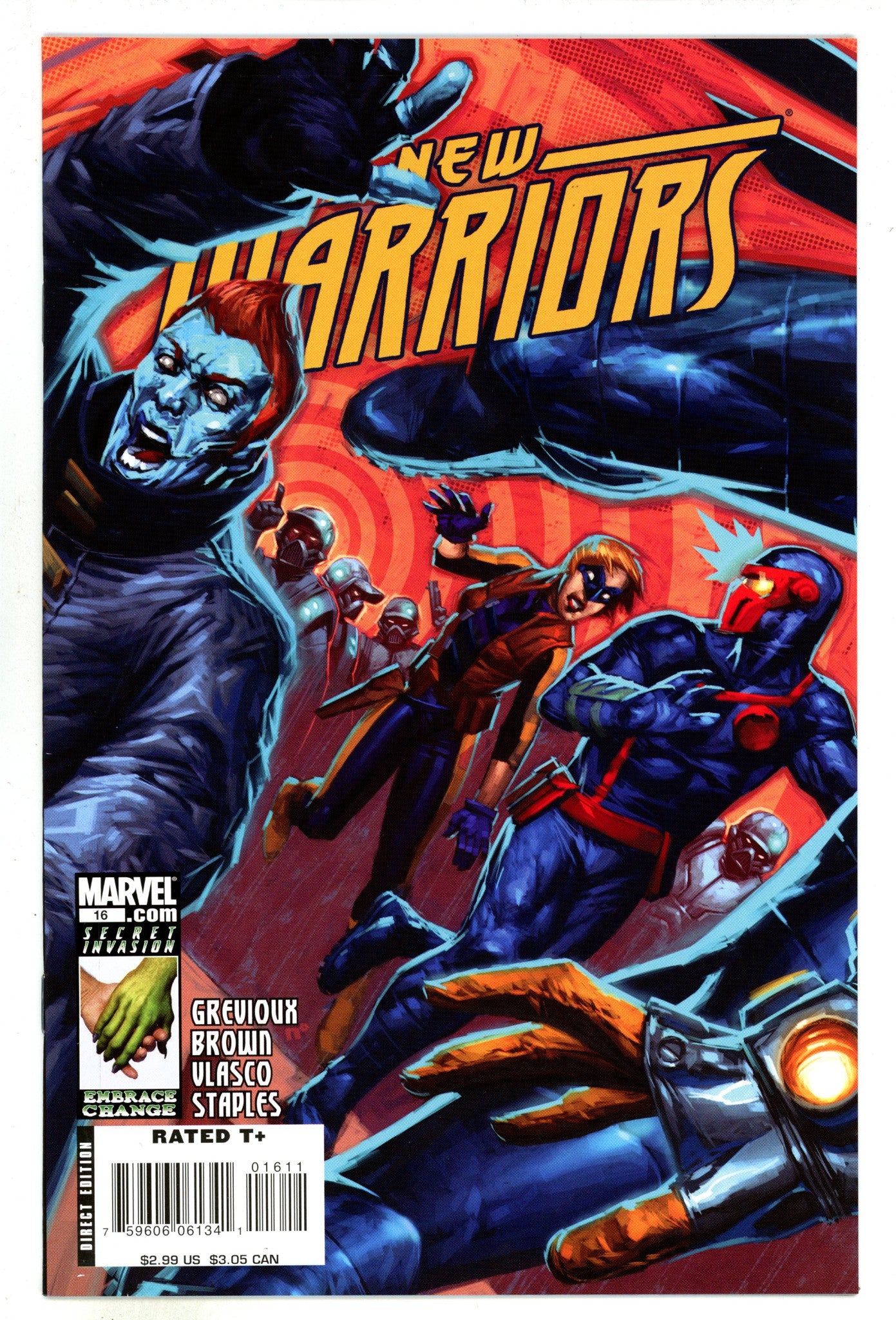 New Warriors Vol 4 16 High Grade (2008) 