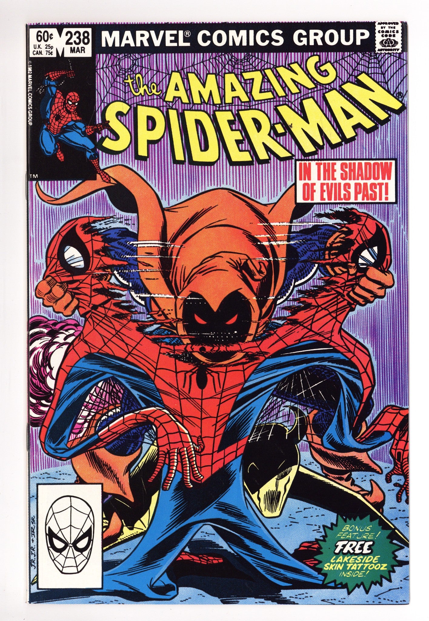 The Amazing Spider-Man Vol 1 238 NM- (9.2) Has Tattooz (1983) 