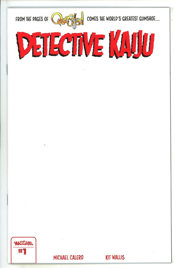 Detective Kaiju 1 Blank Variant (2025)