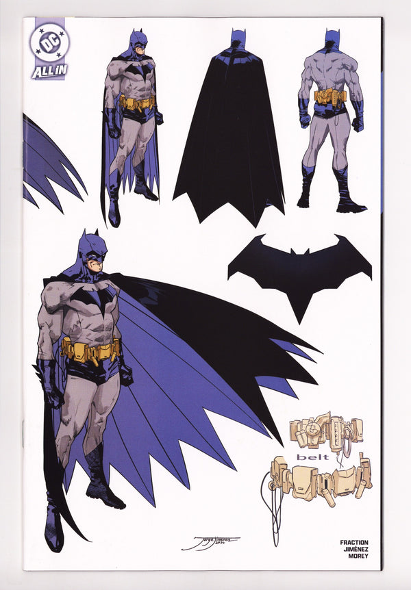 Batman Vol 4 1 Jim√©nez Design Wraparound Incentive (2025)