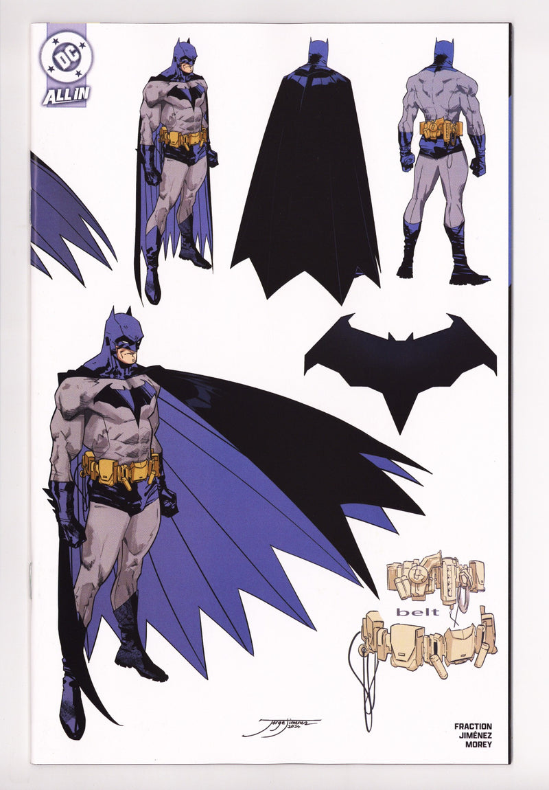 Batman Vol 4 1 Jiménez Design Wraparound Incentive (2025)