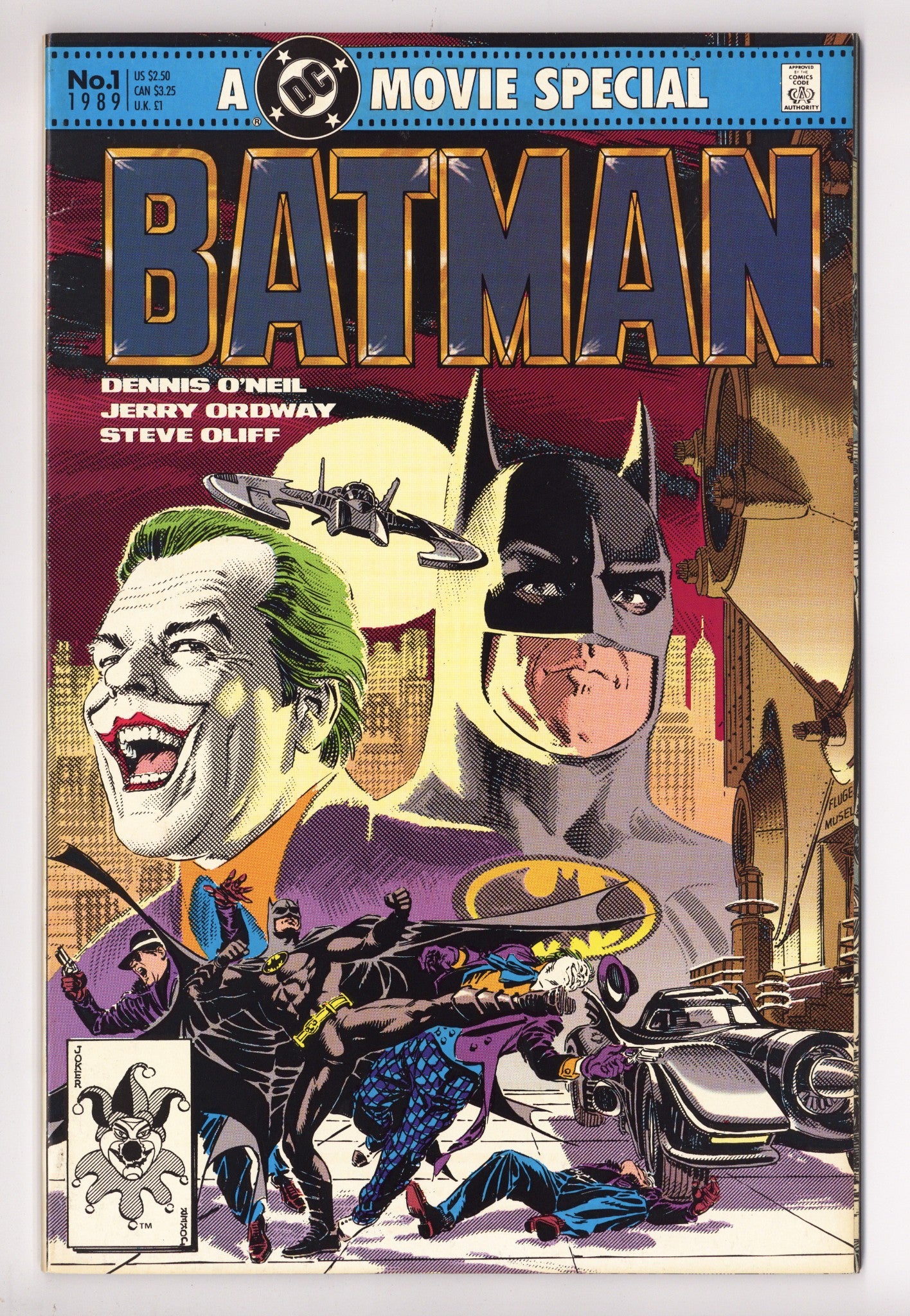 Batman: The Official Comic Adaptation of the Warner Bros. Motion Picture [nn] Mid Grade (1989) 