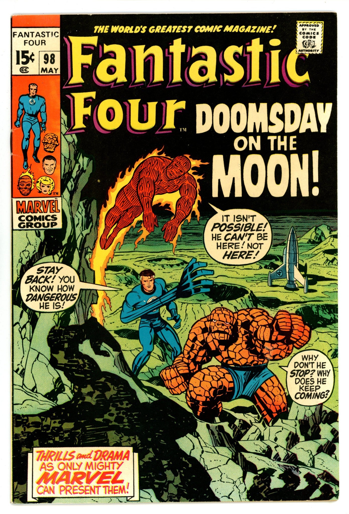 Fantastic Four Vol 1 98  FN/VF (7.0)   (1970)        