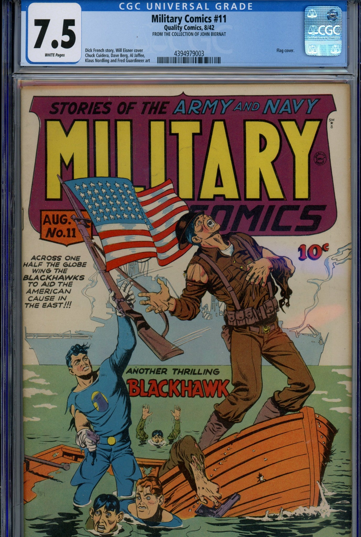 Military Comics 11 CGC 7.5 (VF-) (1942) 