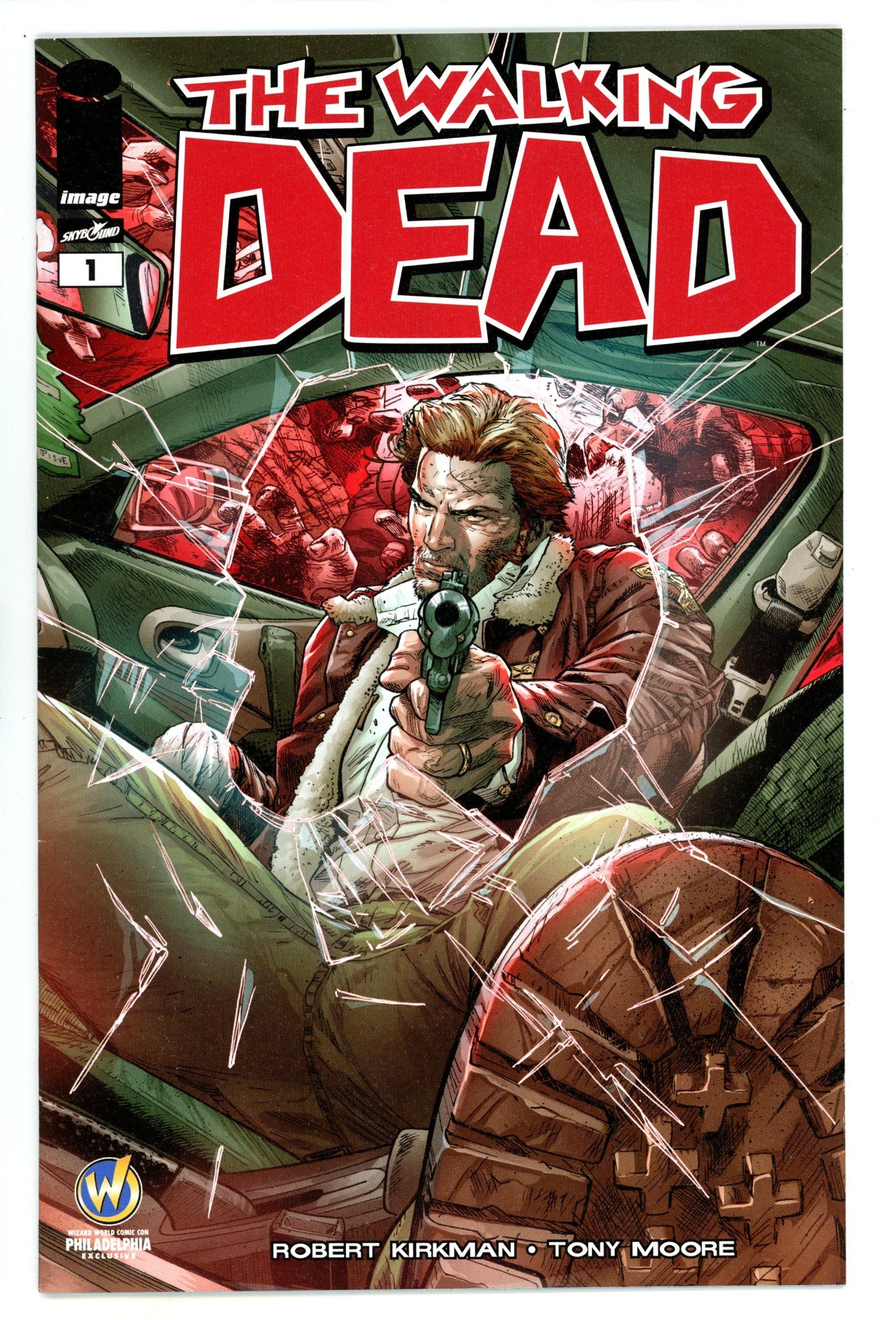 The Walking Dead #1 Wizard World Philadelphia Comicon Exclusive 1 High Grade (2015) Mann Exclusive Variant 