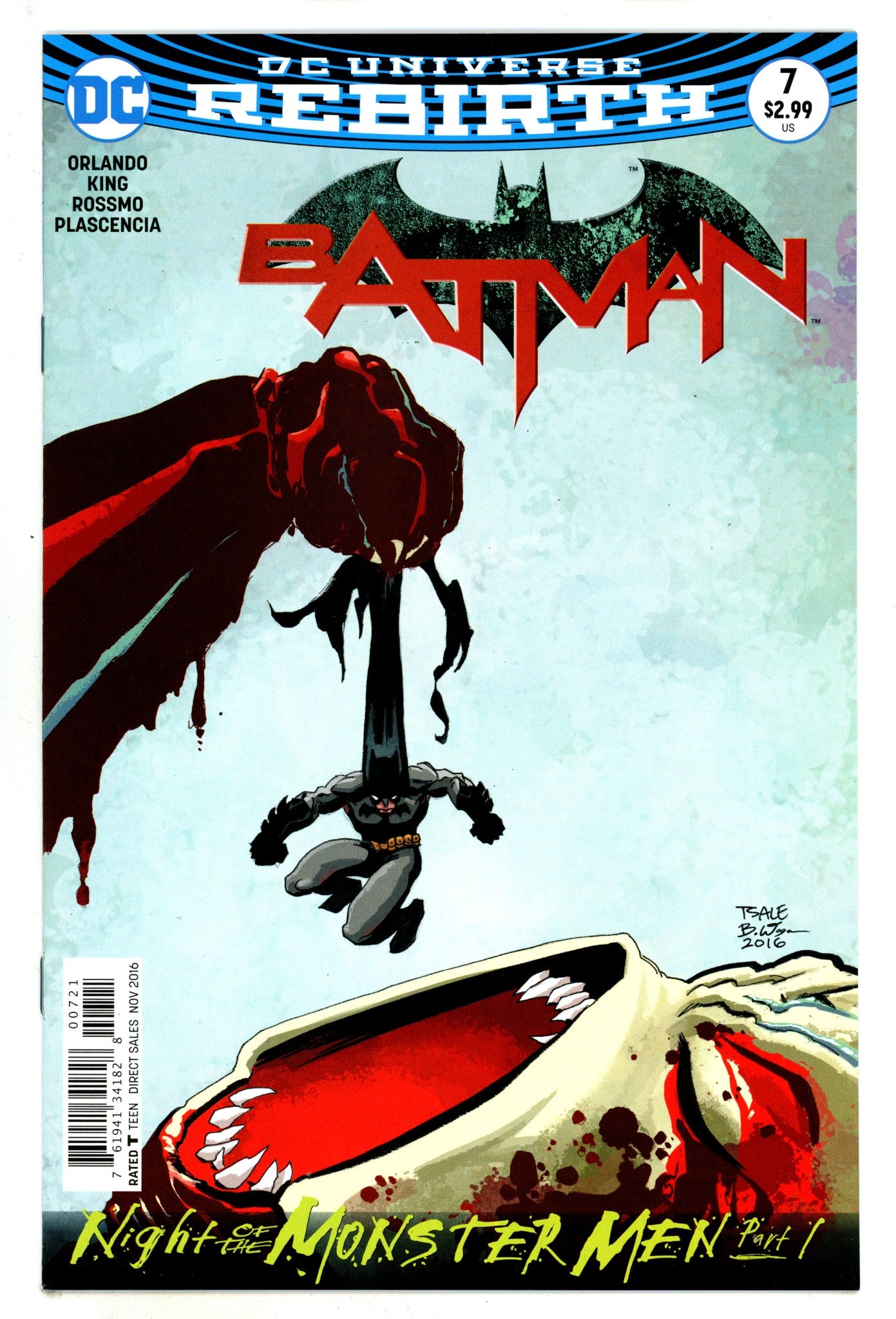 Batman Vol 3 7 High Grade (2016) Sale Variant 