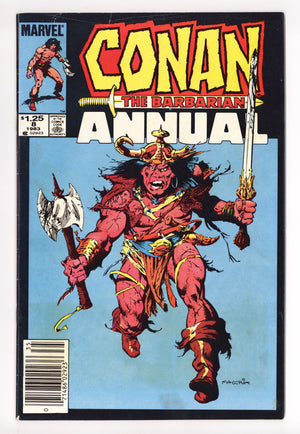 Conan Annual Vol 1 8 Low Grade (1984) Canadian Price Variant 