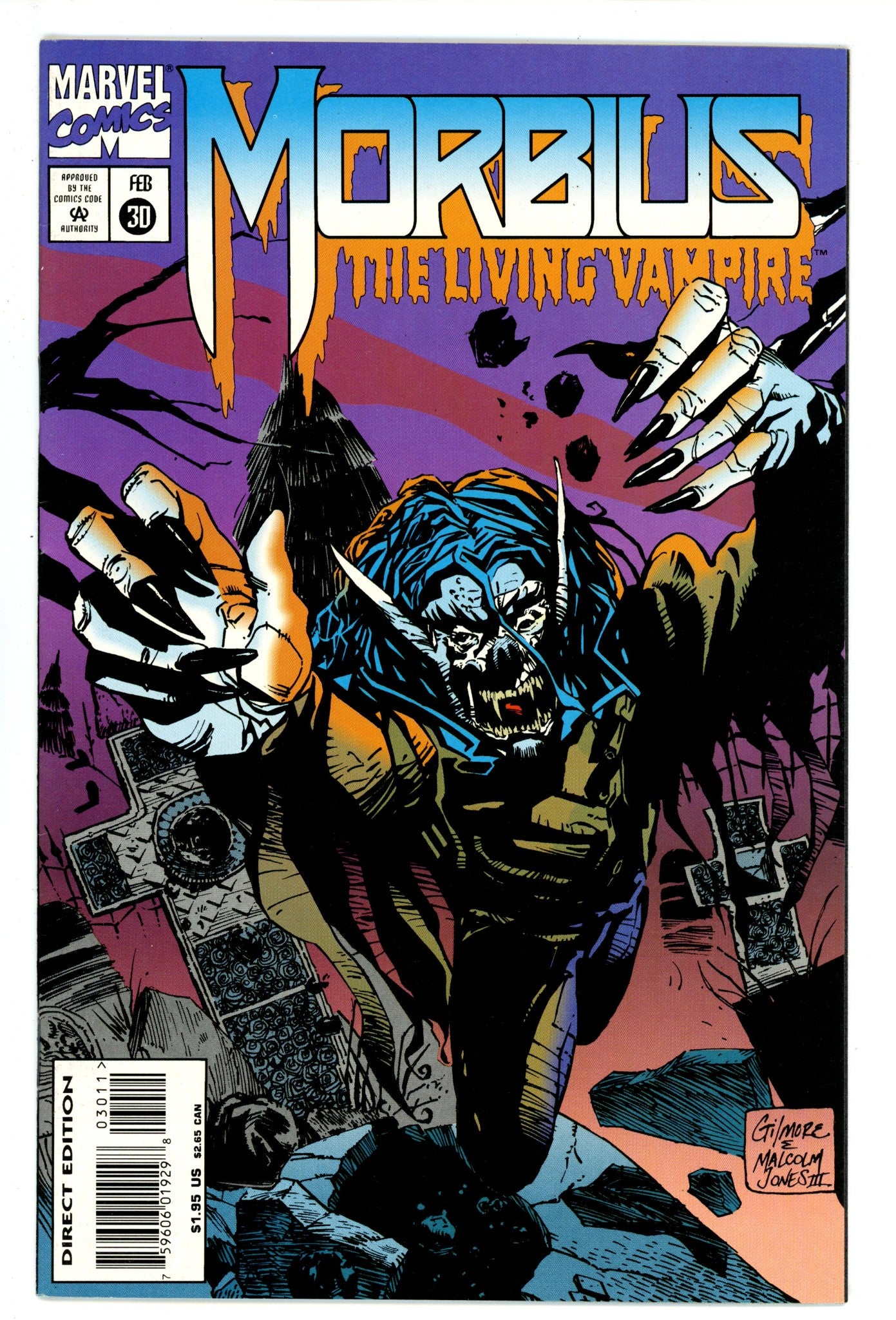 Morbius: The Living Vampire Vol 1 30 VF (8.0) (1995) 