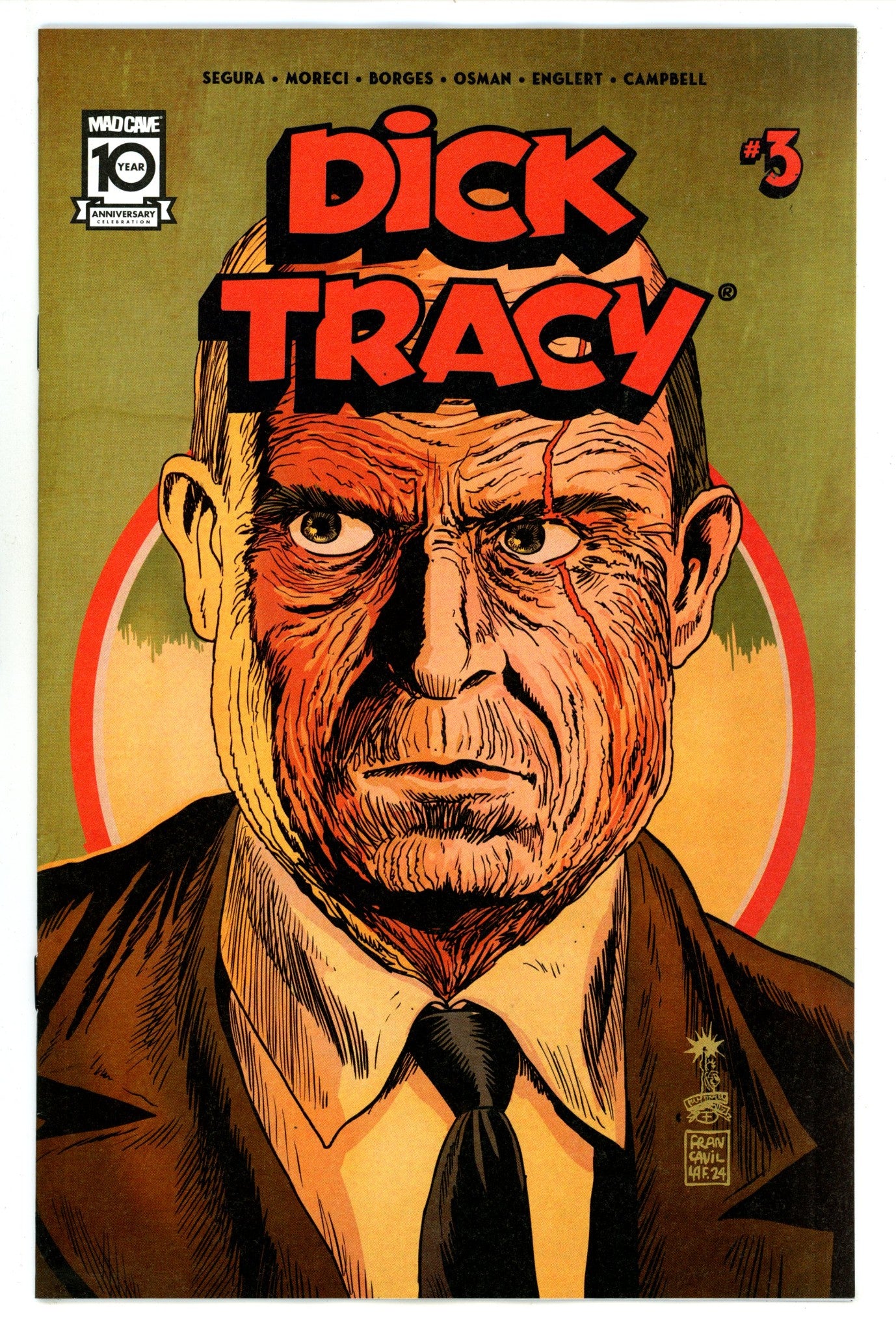 Dick Tracy  3 Francavilla  Incentive Variant NM  (2024)