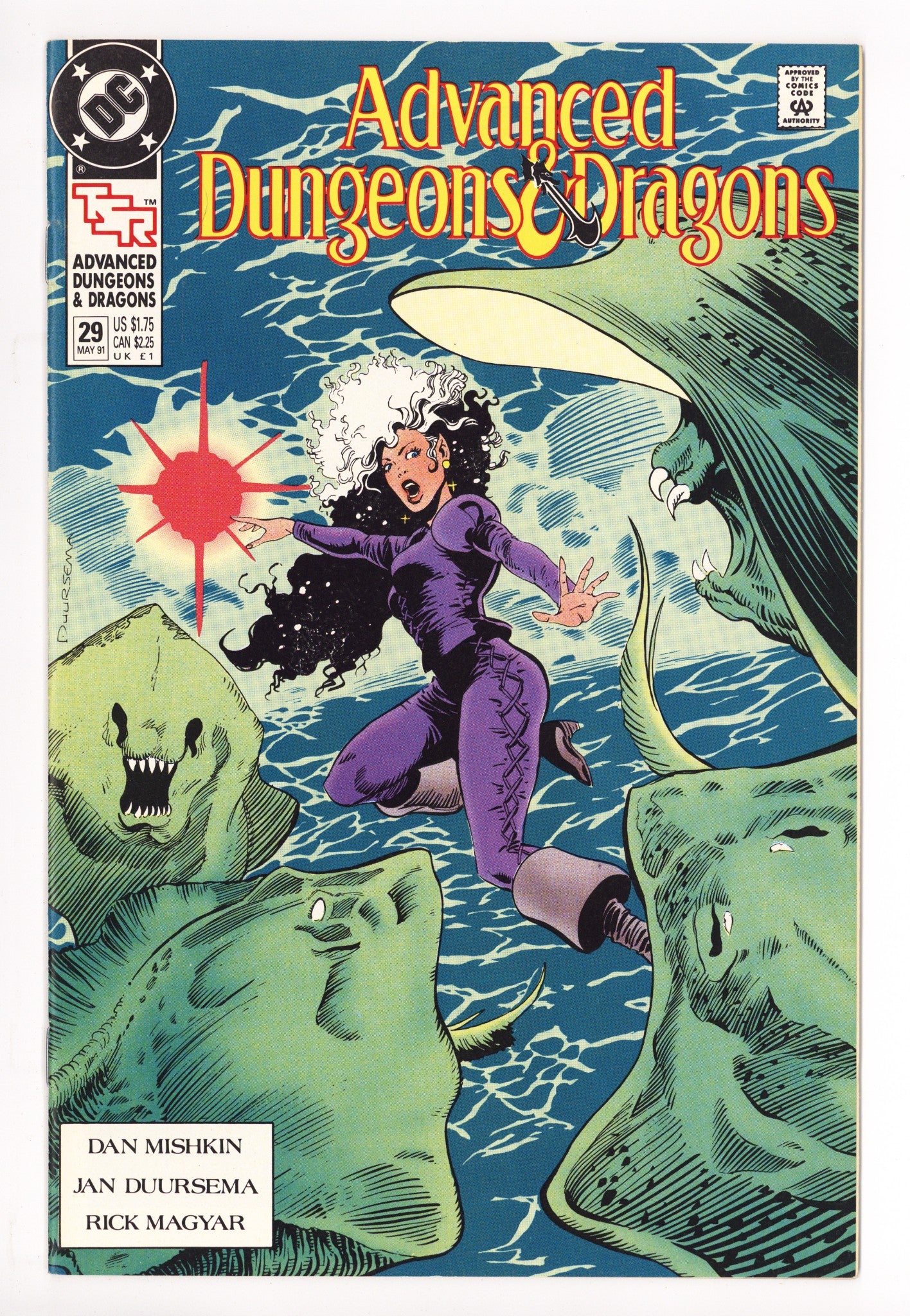 Advanced Dungeons & Dragons Comic Book 29 High Grade (1991) 