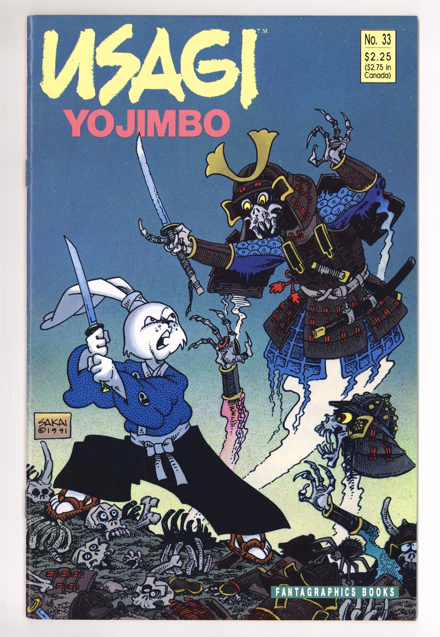 Usagi Yojimbo Vol 1 33 Mid Grade (1992) 