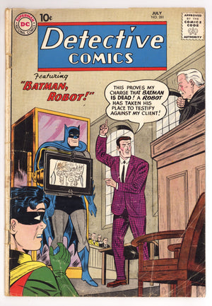 Detective Comics Vol 1 281 GD/VG (3.0) (1960)