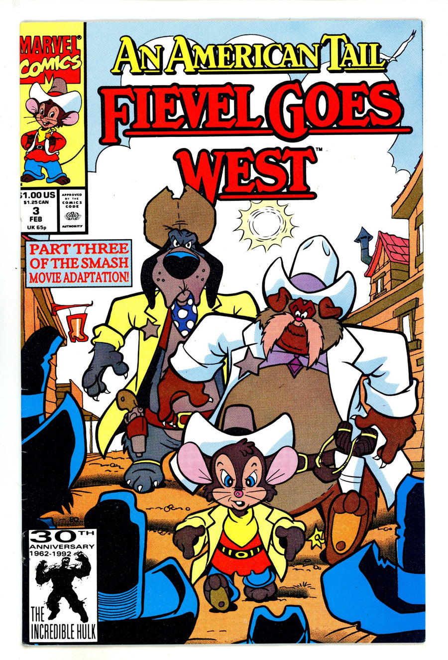 An American Tail: Fievel Goes West 3 Mid Grade (1992) 