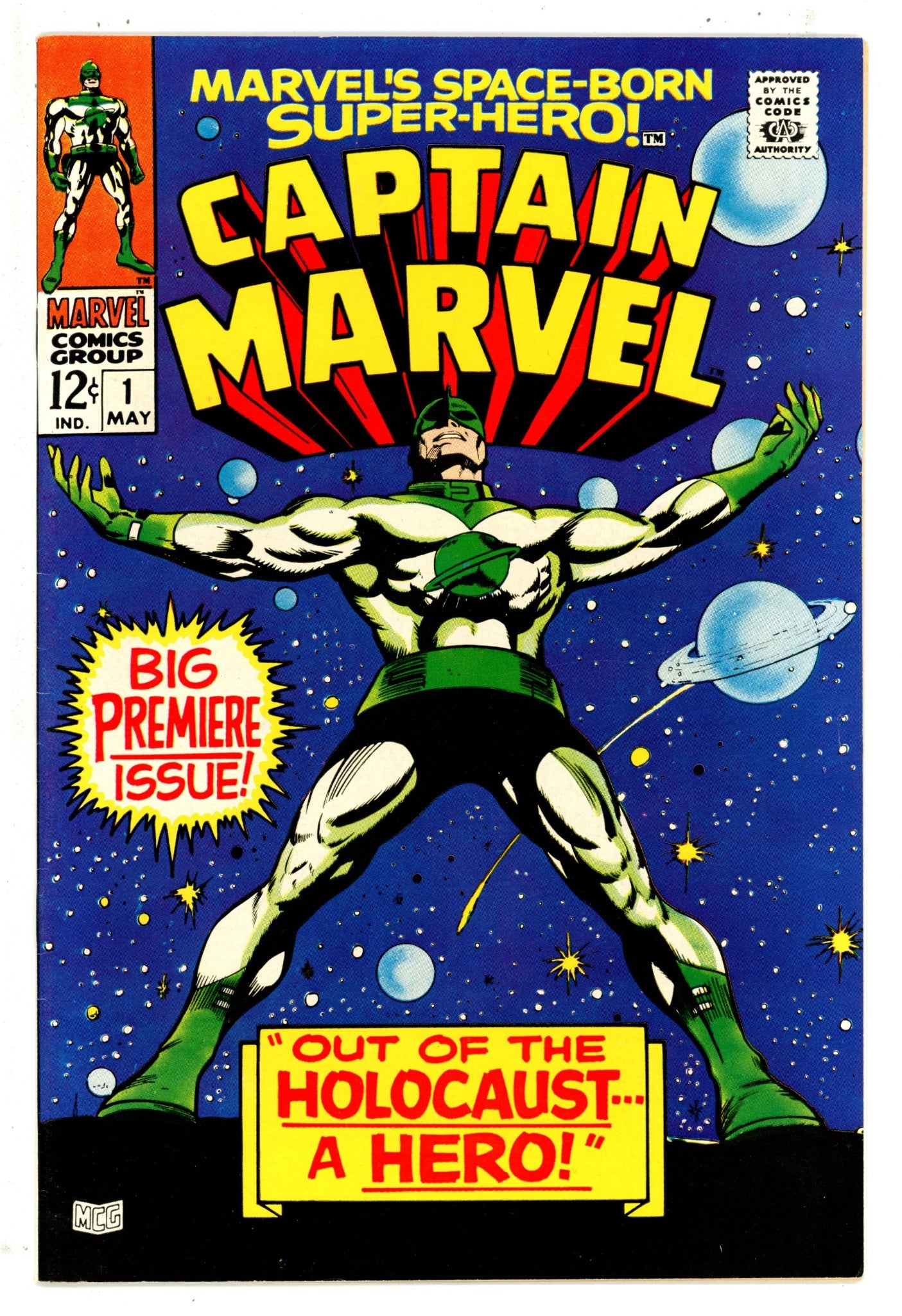 Captain Marvel Vol 1 1 VF/NM (9.0) (1968) 