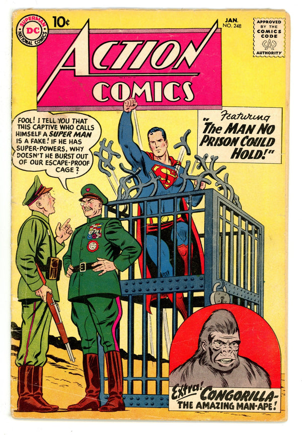 Action Comics Vol 1 248 VG (4.0) (1959)