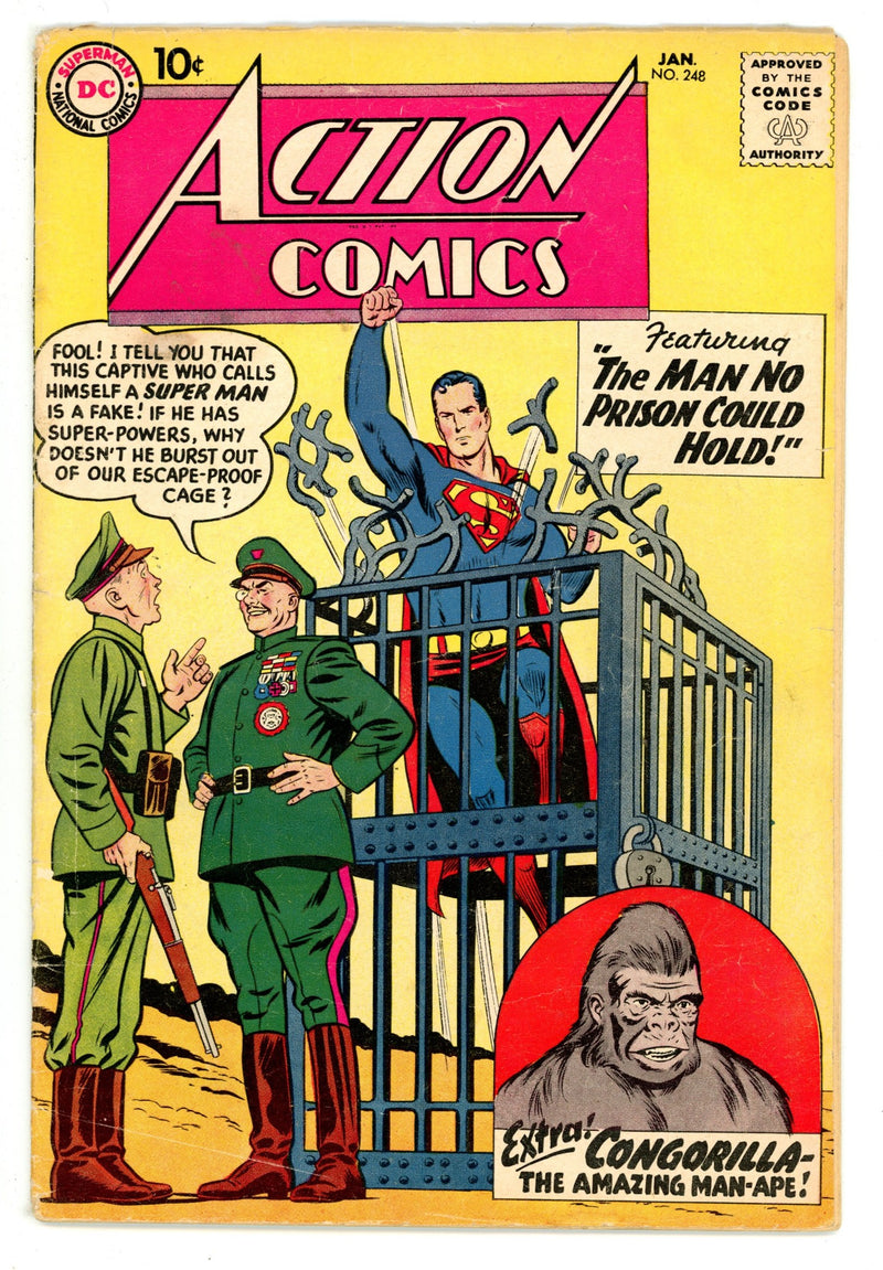 Action Comics Vol 1 248 VG (4.0) (1959) 