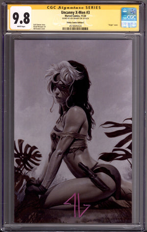 Uncanny X-Men Vol 6 3 (703) CGC 9.8 (NM/M)   (2024) Granov Virgin   Exclusive Variant  Signed x1 Cover Adi Granov