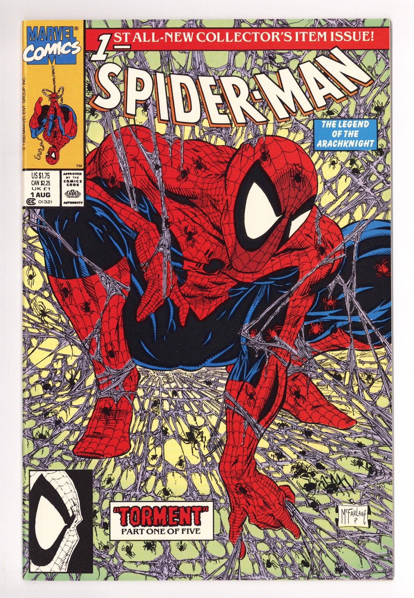Spider-Man Vol 1 1 VF (8.0) (1990) 