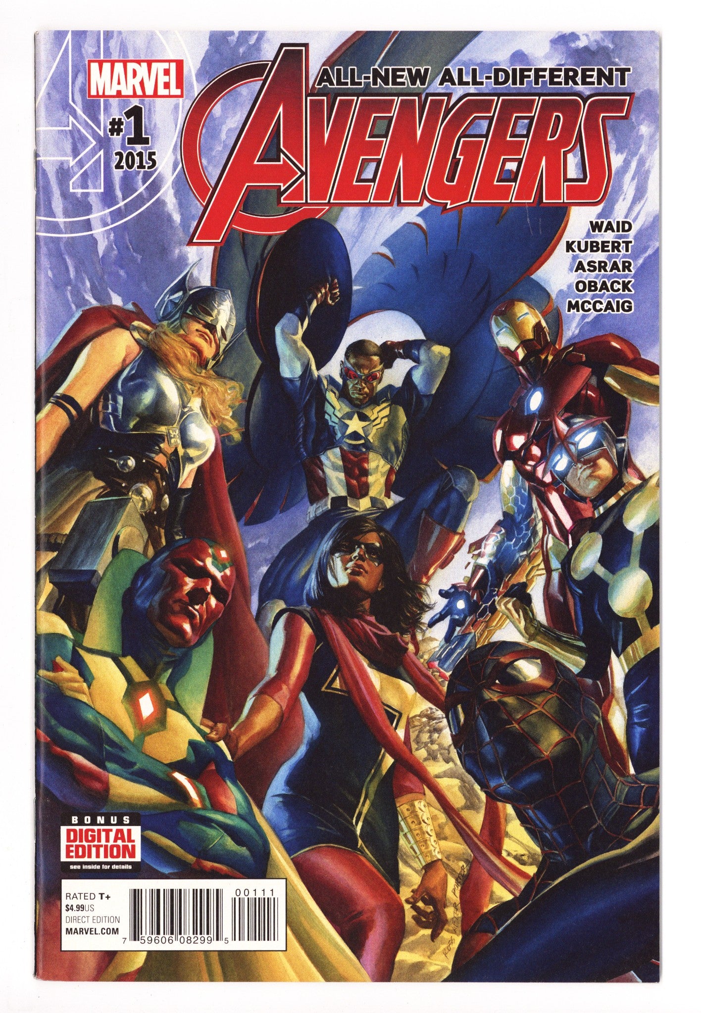 All-New, All-Different Avengers Vol 1 1 High Grade (2016) 