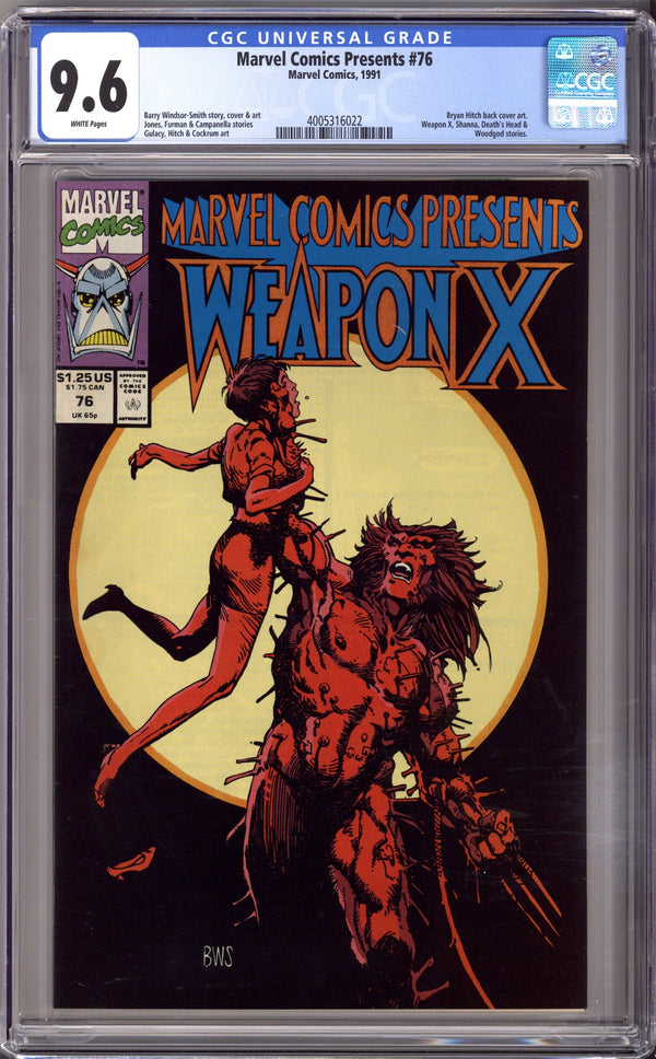 Marvel Comics Presents Vol 1 76 CGC 9.6 (NM+) (1991)
