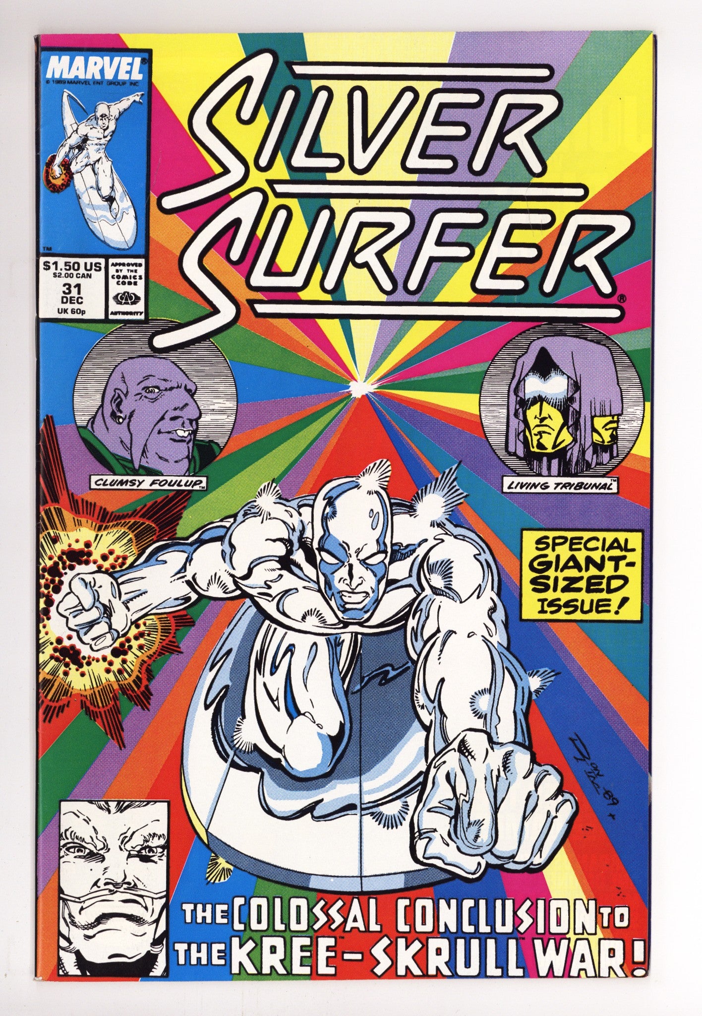 Silver Surfer Vol 3 31 High Grade (1989) 