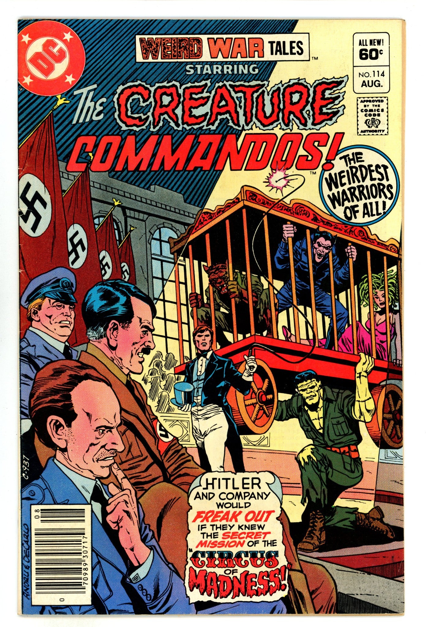 Weird War Tales Vol 1 114 FN- (5.5) (1982) Newsstand 