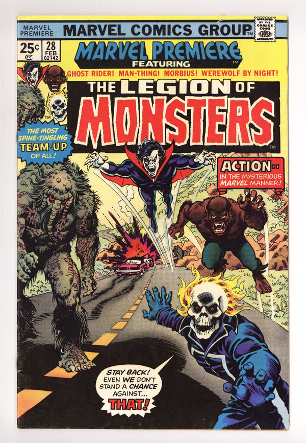 Marvel Premiere 28 FN- (5.5) (1976)