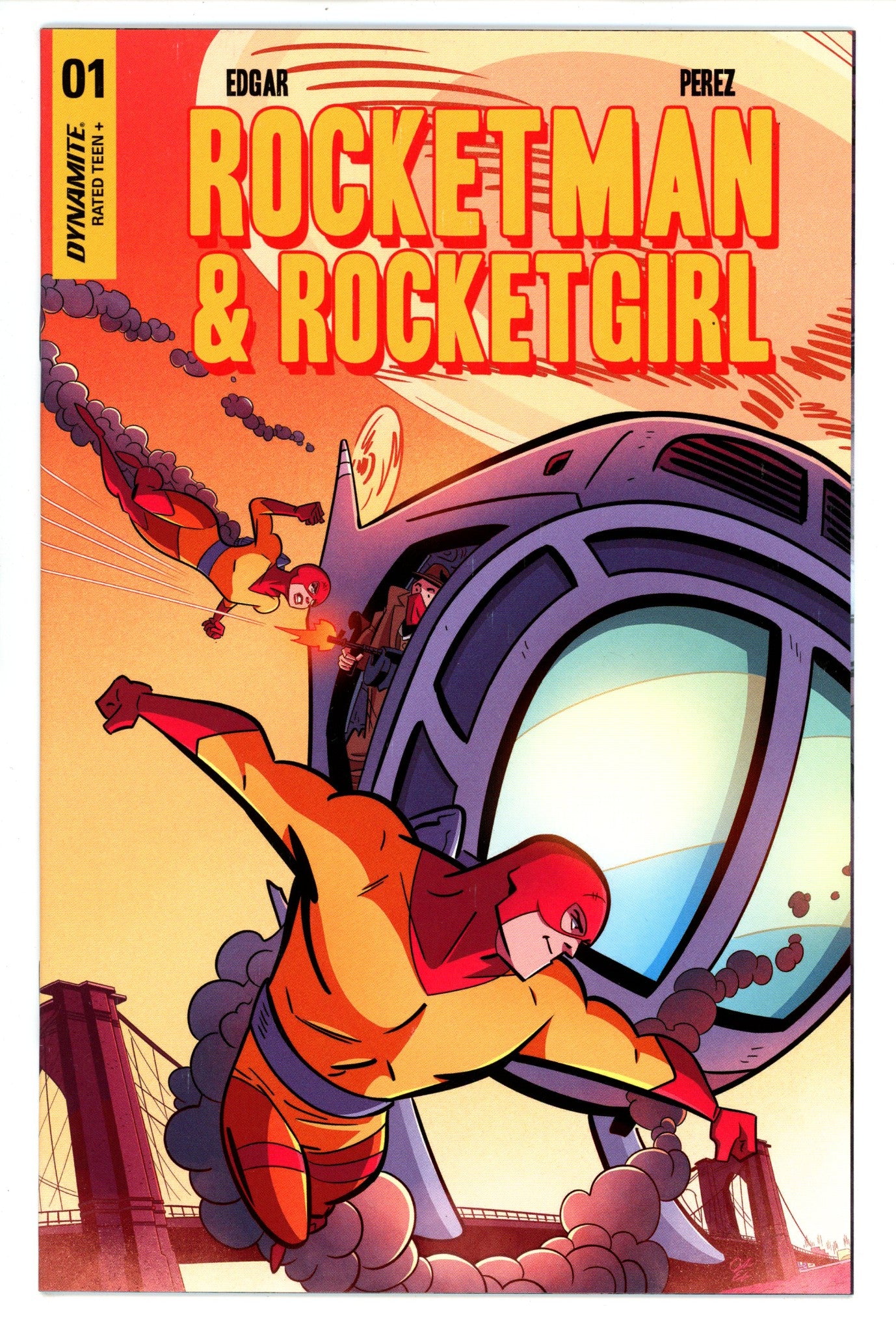Rocketman & Rocketgirl 1 High Grade (2023) Edgar Variant 