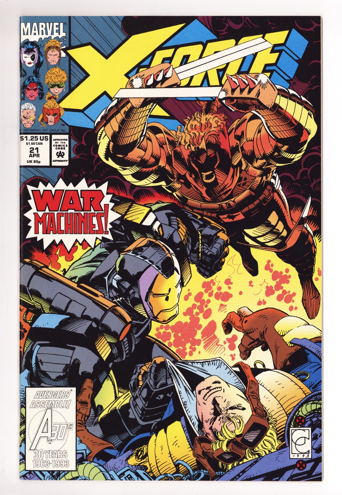 X-Force Vol 1 21 High Grade (1993) 