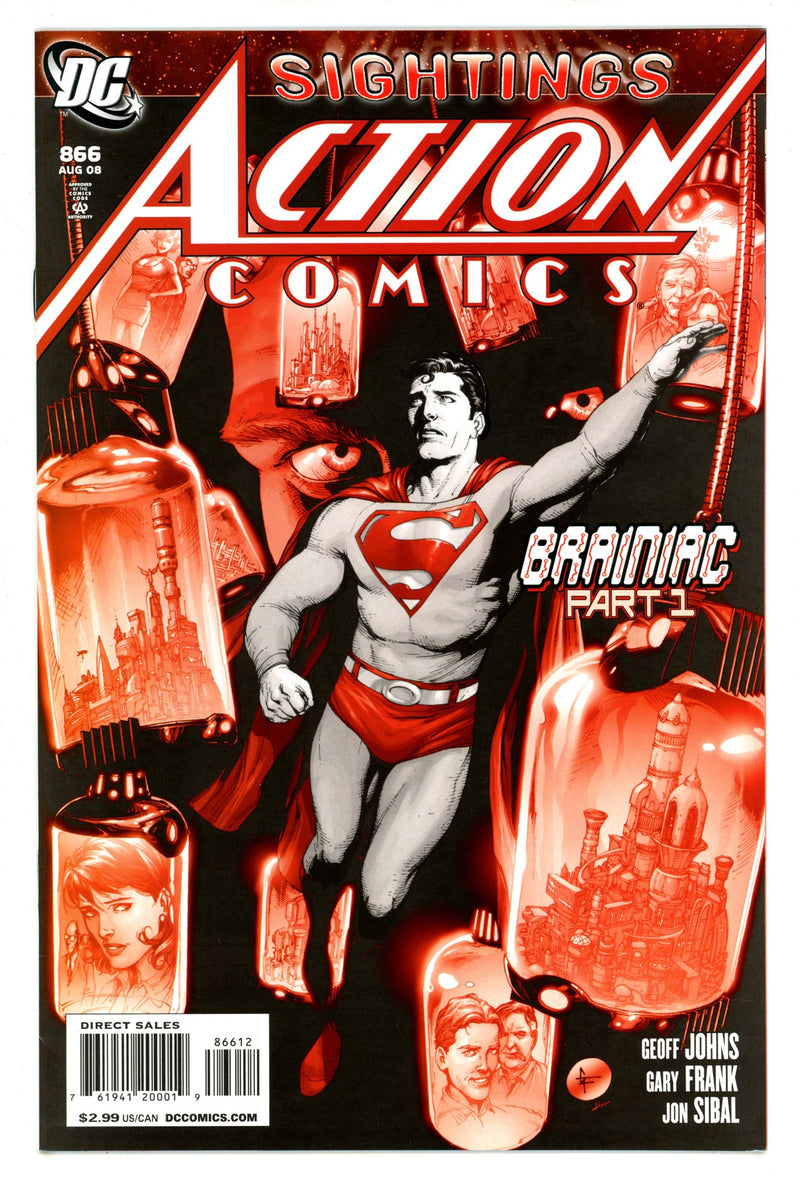 Action Comics Vol 1 866 High Grade (2008) 2nd Print 