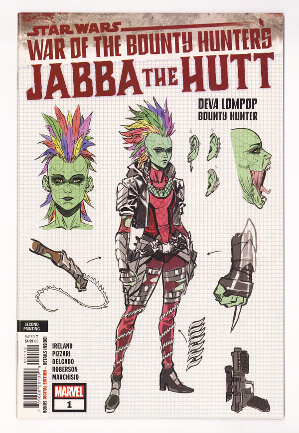 Star Wars: War of the Bounty Hunters - Jabba the Hutt 1 High Grade (2021) Second Printing