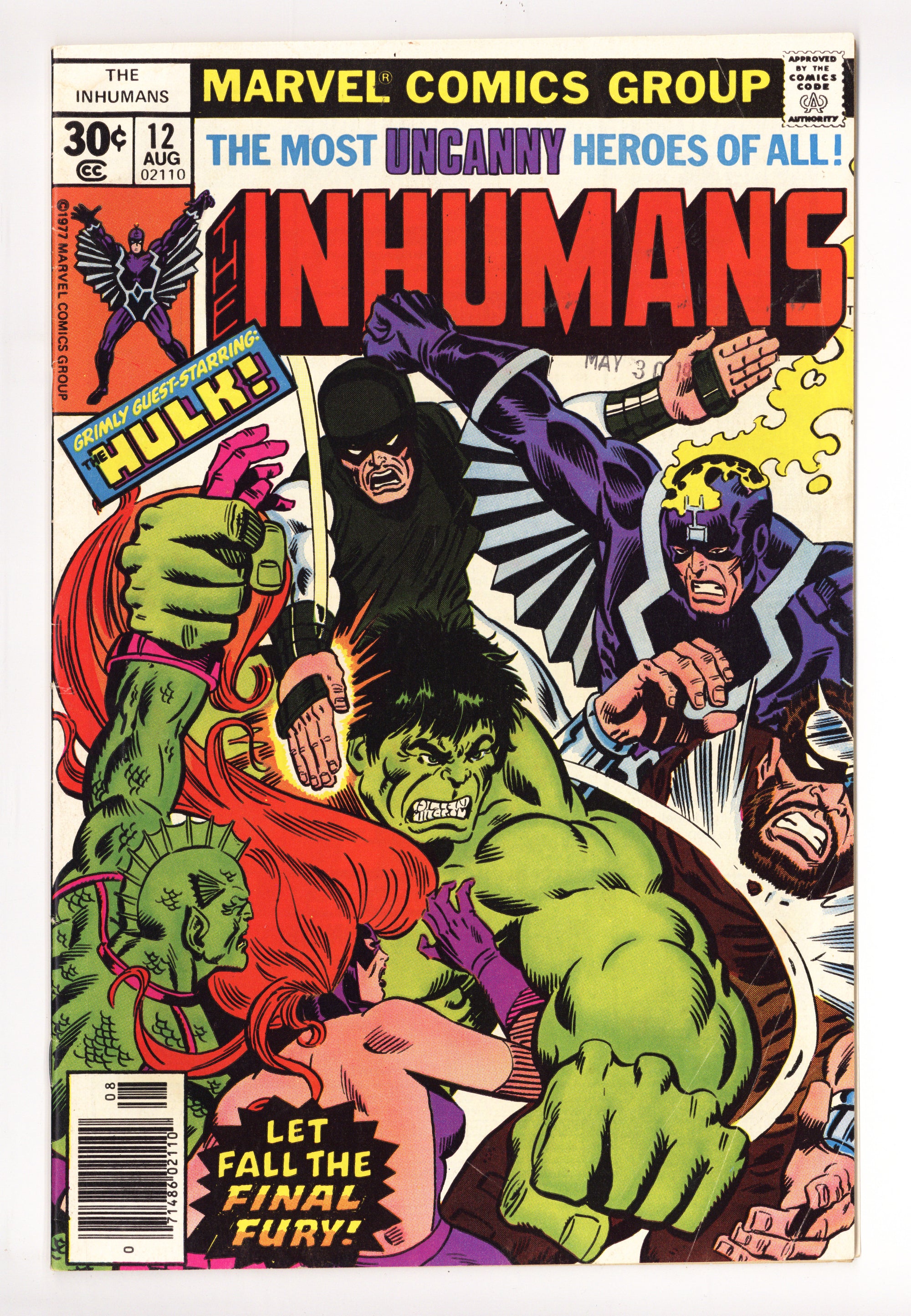 The Inhumans Vol 1 12 Mid Grade (1977) 