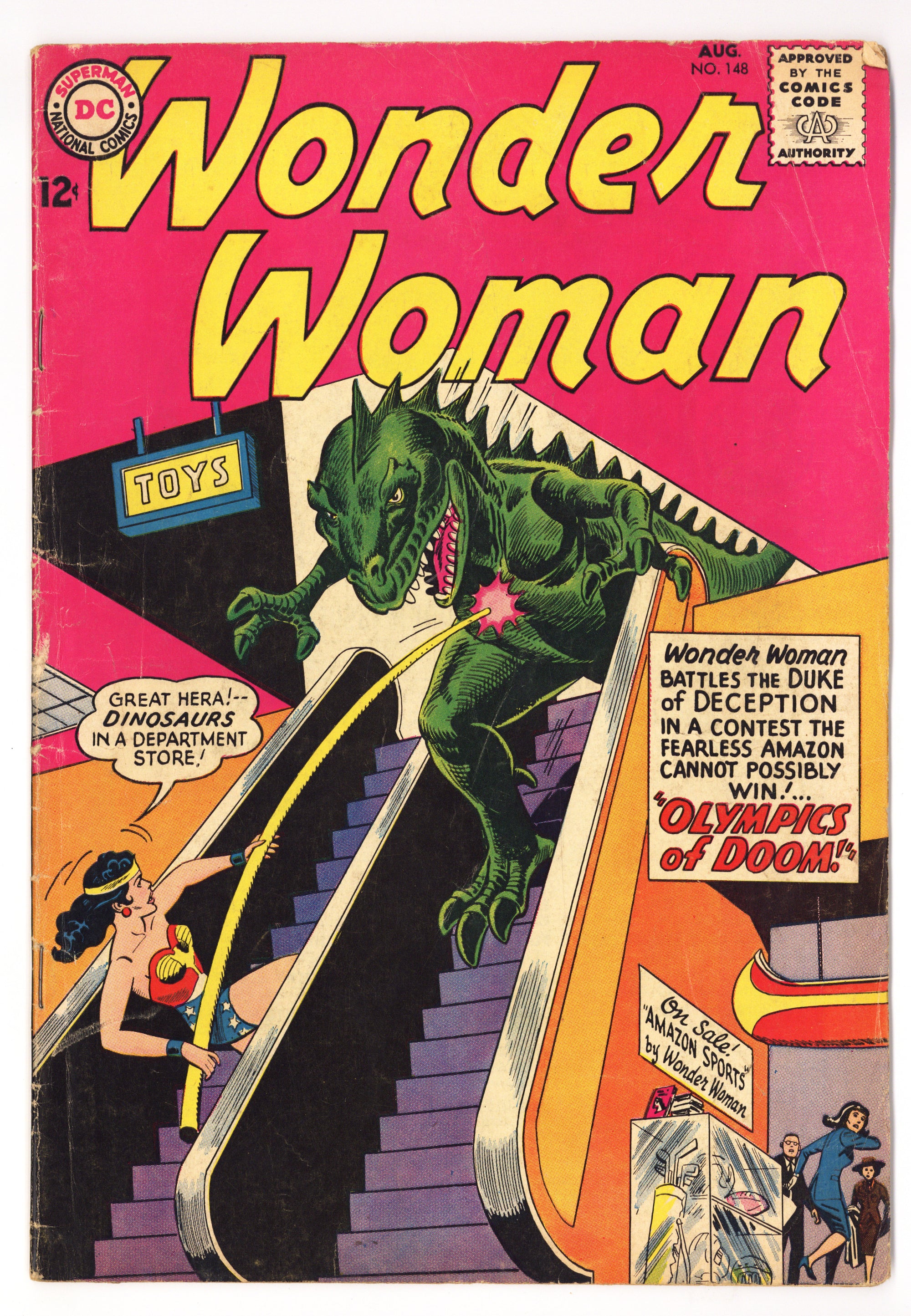 Wonder Woman Vol 1 148 VG- (3.5) (1964) 